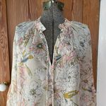 Lucky Brand NWT  Floral Sheer Cover Up Ruffle Dress - Sz XL 💚🎀 Photo 1