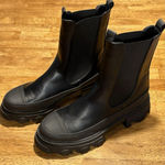 PORTLAND Chelsea Boots Black Lug bottom Size 9 Indy Whimsygoth Gorpcore Y2K NEW Photo 0