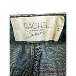 Rachel Roy  Denim Jean Skirt Patchwork Distressed Mini Blue Cotton Women’s 26 Photo 5