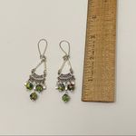 Handmade Cloisonné Chandelier Earrings Photo 5