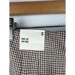 EXPRESS Women’s Small White, Black, & Orange Tweed Pants w/ Button Accents Photo 3