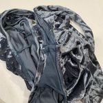 Aerie  Crushed Velvet Bodysuit Dark Gray One Piece Size Small Photo 5