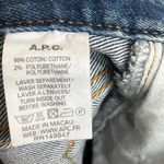 A.P.C. Jean Moulant Jeans Women’s Size 26 Dark Wash Straight Leg Denim Blue Photo 9