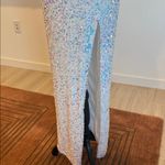B. Smart  White Sequin Prom Dress Photo 9