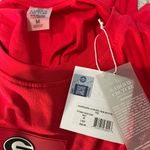 Women’s Red Georgia Oversized Boyfriend Fit T Photo 5