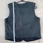 Vintage 90s Effeci Black Velvet Beaded Sequin Open Front Vest. Size undefined Photo 11