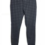 Joie  Keena Checkered Leggings size XS Black Gray Ponte Skinny Pants Photo 0