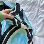 Bogner Tennis Golf Skort Skirt Blue Geometric Stretch Womens Size 12 Outdoor Photo 5