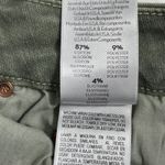 MOTHER Looker Ankle Fray Jeans Women's Size 25 Faded Army Green Cropped Denim Photo 8