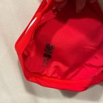DIXXON NWT fire red hot tanning suit adjustable strap bikini top size large swim Photo 3