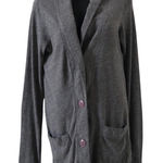 BDG ‎ gray button down cardigan sweater sweatshirt women's size L Photo 0