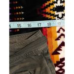 Fire Jeans Bethany Green Camo Maxi Skirt Zip/Tie Waist Size 17 Pleated Pockets Photo 4