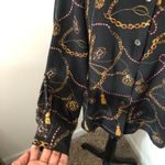 Valerie Stevens Vintage 100% Silk Button Down Blouse Photo 8