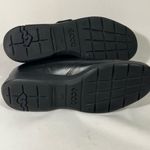 Ecco LEATHER MONK STRAP WOMEN SLIP ON LOAFER BUCKLE BLACK EU 38 SZ 7.5-8 PREOWN Photo 9