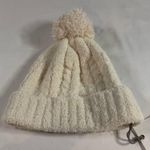 Barefoot Dreams NWT  Black Cable Knit Pom-Pom Beanie Cream White CozyChic Warm Photo 3