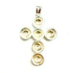 & Other Stories The Silver Hallow Cross 925 Sterling Silver Photo 1