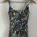 Lululemon Active Tank Top Shelf Bra Floral Sport Backdrop Iris 4 Photo 0