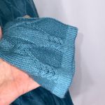 Westbound  Teal Cold Shoulder Crew Neck Cable Knit Sweater Tunic 1X Photo 10