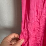 Billabong  Hot Pink Ruffled Sleeve Keyhole Back  Romper Women S Summer Barbiecore Photo 5