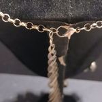 Erica Lyons black mirror bib necklace Silver Photo 7