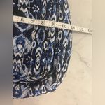 Vera Bradley  Sling Backpack Travel Bag in Ikat Island Blue Quilted Cotton EUC Photo 3