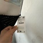 ZARA  halter neck black white sleeveless knit crochet maxi pullover dress small Photo 2