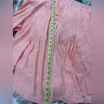 kim rogers  2X  Coral Eyelet Blouse Photo 2