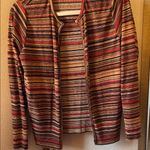RAFAEL Pleat Pleat Striped Knit cardigan medium Photo 0