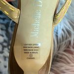 Leather Kitten Heels Tan Sandals Size 8 Photo 8