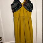 Burberry Prorsum Yellow Green 100% Mulberry Silk Dress NWOT Photo 1