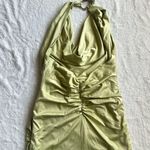 Peppermayo  Exclusive - Samara Halterneck Mini Dress - Sage Photo 5