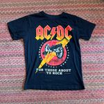 AC/DC  FOR THOSE ABOUT TO ROCK GRAPHIC BAND TEE Photo 0
