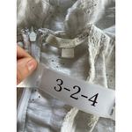 Jonathan Simkhai Dress Women 0 White Embroidery V Neck Eyelet Mini Cotton Photo 4