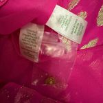 Lilly Pulitzer 62 NWT  FRANCIS FLOUNCE sleeve SILK Raz Leopard Metallic Photo 7