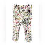 Lands' End  Floral Mid-Rise Straight Leg Crop Pants. Size 4. Garden whimsical EUC Photo 1