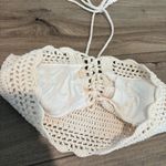 Urban Outfitters ‎ Crochet Bandeau tube Top cream size small Photo 6