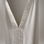 Amanda Uprichard  Saffron Midi Crepe Shift Dress in Ivory Off-white Size XL Photo 5