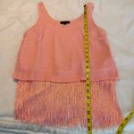 Material Girl Dressy Tank Top w/ Fringe Hem Size Small Juniors? Photo 6