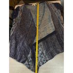 Miami Aztec Tribal Print Waterfall Sweater S Southwestern Cozycore Bohemian Photo 8