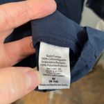 Time & Tru Women's Blue & White embroidered peasant top size Medium NWT Photo 6