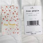 Free People  We The Free Loving Good Vibrations Cutoffs 31 Spring White New Photo 5