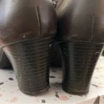 Croft & Barrow  Ortholite Ankle Booties Block Heel Side Zip Brown 9.5 Photo 8