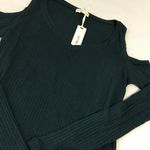 Cotton On Dark Green Cold Shoulder Long Sleeve Photo 1