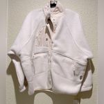 Free People Movement Hatch Hit The Slopes Fleece Jacket Natural Size S Photo 4