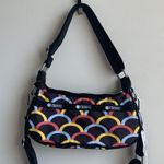 LeSportsac New! x Rowing Blazers Arc de Noir AEC Shoulder Bag Arc en Ciel- Black Photo 0