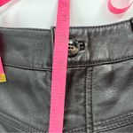 Ba&sh  Leandro Leather shorts brown sz 6 Photo 8