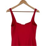 Jay Godfrey Red Drebin Sheath Dress size 4 Mini Notch Sweetheart Neckline Photo 6