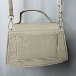 ZARA  Off White Embossed Flap Close Micro Mini Crossbody Bag Purse Photo 3