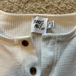 Princess Polly White cropped long sleeve  top Photo 2