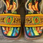 Farm Rio Beaded Banana Platform Sandal in Black Size 8 NWT Photo 5